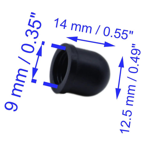 4 Pack Skateboard Truck Pivot Cups 12 mm For Most Skateboards PU Stand Protectors With 9 mm Inner And 12.5 mm Outer