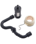 Six Piece Oil Pump Worm Gear Kit With Oil Line Filters And Fuel Hose For Chainsaws Compatible With MS180 MS170 170 180 018 017 Replacement Parts