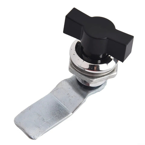 Keyless Turn Tongue Cam Lock For Cabinets And Drawers, Lockers And Safes Security Hardware, Easy Access No Keys Needed, Durable Aluminum Alloy