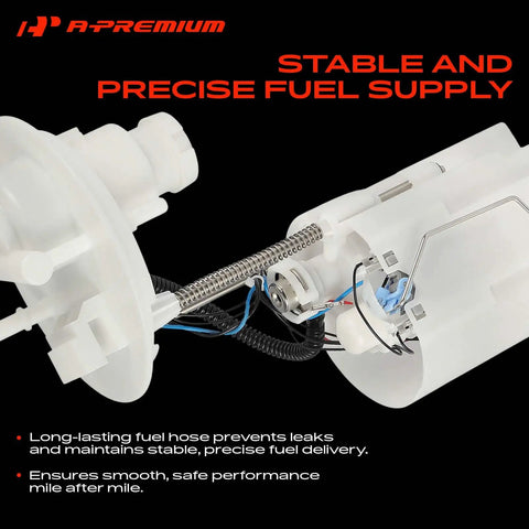 Heavy Duty Electric Fuel Pump Module Assembly For Chrysler Pacifica And Voyager 2017 Through 2022 Dohc Model with fuel hose.