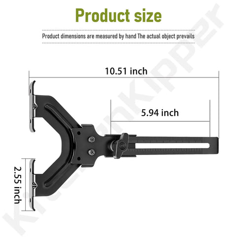 Heavy Duty Routing Edge Guide Fits Your Compact Cordless Router to Deliver Straight Line Cuts Every Single Time solid aluminum fence with dimensions 10.51x5.94x2.55 inches.