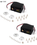 Package contents of Two Pack 12V 30Kg Dual Axis TTL Serial Bus Servo with metal gear and 12-bit programmable magnetic encoder.