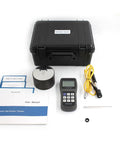 Straight Up Digital Hardness Tester Machine For Steel And Cast Iron Reads Multiple Industrial Scales Up To 960 HLD With Kickass Precision Calibration kit with hard case, tester, manuals, and accessories.