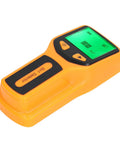 GOTOTOP Stud Finder Wall Scanner 5 in 1 Hd LCD Display Sensor (Yellow) showing green LCD screen and ergonomic design.