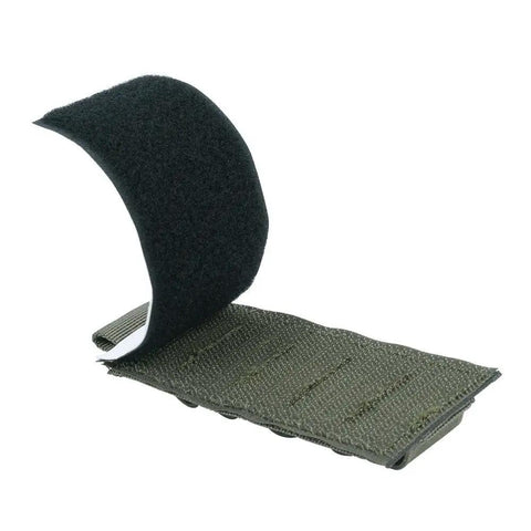 Tactical 12 Gauge Shotgun Shell Holder for Rifles Cordura Nylon Pouch Holds 5 Rounds with Velcro Back Attachment shown in open position