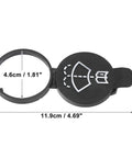 Windshield Washer Fluid Reservoir Cap Replacement For Buick LaCrosse Regal Verano Encore Enclave CTS ATS XTS SRX Black Direct Fit Premium