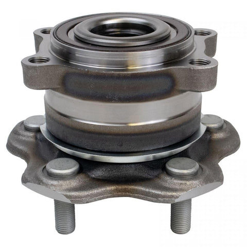 Front view of Rear Wheel Hub And Bearing Assembly For Nissan Altima 2019-2021 And Pathfinder 2022 AWD Left And Right Side Direct Fit Replacement 43202-5NA0B with metal construction.