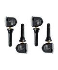 Built Tough Wireless Tpms Tire Pressure Sensors For Byd Song Tang Yuan Qin Ev Dm, set of four, black plastic, for real-time tire tracking.