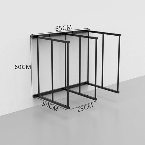 Dimensions of Heavy Duty Portable Cardboard Box Storage Rack And Bulk Packaging Organizer, showcasing 65CM width, 60CM height.
