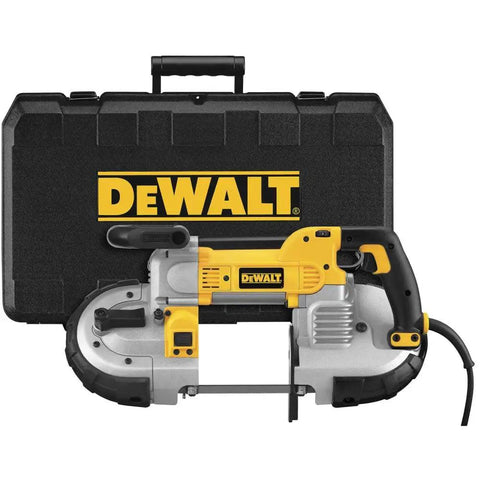 Portable Band Saw With 10 Amp Motor For Deep Cut Up To 5 Inch Lightweight Metal Cutting Tool For Onsite Jobs Workhorse Built With Durable Steel Shroud And Rubber Bumpers For Tough Worksite Protection And Long Life