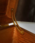 All Brass Shelf Support Hinges 60mm Golden Lid Support Bracket Set For Jewelry Box Cabinet Cupboard And Storage Shelves Durable Brass Construction