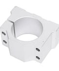 Front view of Qudinip spindle clamp motor bracket, 45mm aluminum alloy CNC router mounting holder