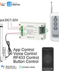 Amazon DC7-32V WiFi smart linear actuator motor controller with RF remote and smartphone app