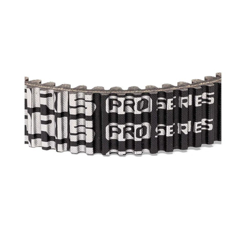 Pro Series Off Road CVT Drive Belt For Sportsman ATV Built To Run Cooler Under High RPMS With Enhanced Heat Resistant Rubber And Durable Cord Treatment For Unmatched Durability And Smooth Power Transfer On Tough Trails, black belt close-up