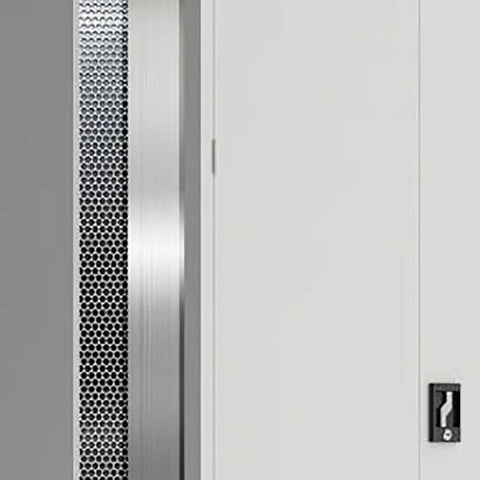 Heavy Gauge Steel Tool Cabinet Featuring Lockable Rollout Drawers Adjustable Interior Shelves Built Like A Tank with metal finish and lock