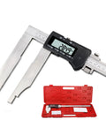 Built Tough Heavy Duty 40 Inch Digital Caliper With Extended Long Jaw For Deep Reach showing precise measurement on LCD display.