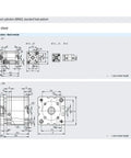 Data sheet showing dimensions of Compact ISO 6432 Air Cylinder Featuring 20 Millimeter To 80 Millimeter Bore Sizes built for precision automation.