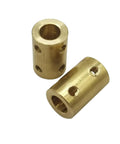 Five Piece 6mm To 8mm Beefy Brass Rigid Shaft Coupling Set With Screws And Wrench For 3D Printers DIY Encoders RC Cars Drones Robots Model Kits High Torque And Easy Install For Makers Today brass couplings