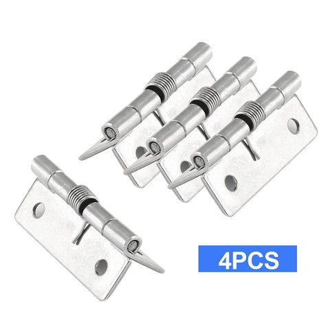 Luomorgo 4-pack stainless steel spring-loaded cabinet hinges, 2 inch, self-closing