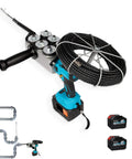 Pro Grade Heavy Duty No Fuss Cordless Wire Puller With Fast Charge Battery, guide cable and battery, electric wire pulling tool.