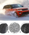 Rock Solid 100Pcs 12mm Carbide Tire Studs With Fast Fit Tool For Cars Trucks And Suvs gives traction on snowy roads