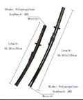 41 Inch High Toughness Polypropylene Practice Sword With Scabbard For Safe Play Not Sharp Bendable Over 90 Degrees Durable Prop Sword