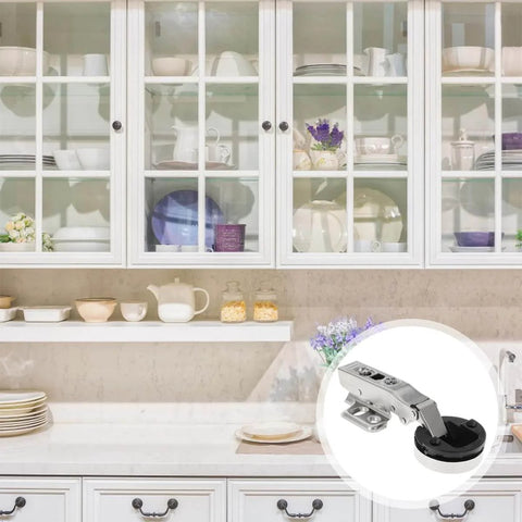Four Pack Glass Door Hinges For Frameless Cabinets With Soft Close Dampers Built To Last High Strength Quiet Cabinet Hinges