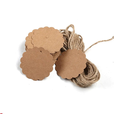Bulk 2000 Kraft Paper Tags Round Bookmarks Blank Gift Price Hanging Cards For Jewelry And Craft Supplies Thick Manila Paper With Durable Tear Resistant Build And Smooth Double Sided Matte Writable Surface, round kraft tags with twine