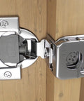 Soft Closing One And A Quarter Inch Overlay Cabinet Hinges Ten Pack Concealed Face Frame Hinges With Three Cam Adjustment