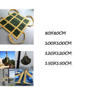 Rock Solid Heavy Duty Lifting Hoisting Net, Polyester Canvas Cargo Tray Bag For Crane And Pallet Safety, used for lifting multiple sizes.