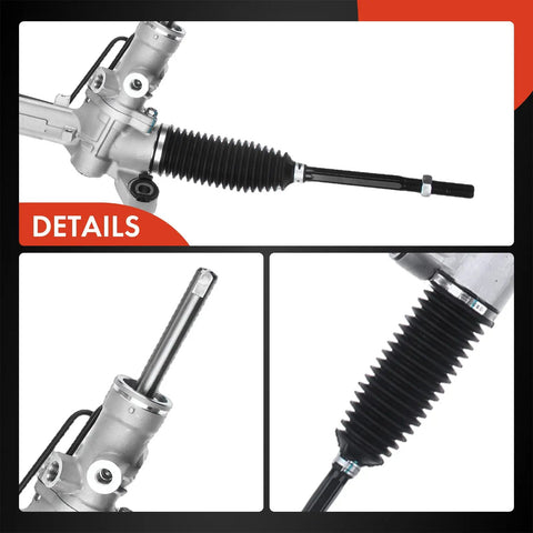 Mazda 3 Hydraulic Power Steering Rack And Pinion Replacement For 2004 2005 2.0L 2.3L With Inner Tie Rods And Dust Boots Left Hand