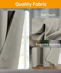 Light grey Flexible Ceiling Track Curtain System For L Shaped Or U Shaped Installations, blackout panels with privacy rail