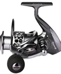 Lightweight Ultra Smooth Aluminum Spinning Fishing Reel With Graphite Spool And 13 Ball Bearings CNC Aluminum Handle Brass Gears