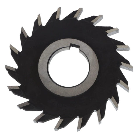 18-tooth face milling cutter disc, 100mm diameter, high-speed steel cutter for metal and woodworking