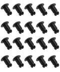 Built Like A Tank 7075 Aluminum Quarter Turn Fasteners 20 Pack Snap In Quick Release Cam Latches arranged in a grid.