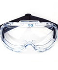 Anti-Fog Wide-Vision Lab Safety Goggles With Soft PVC Frame, Impact-Resistant Polycarbonate Lens, Side Vents To Block Splashes