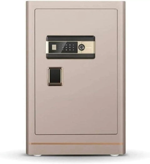 Front view of Heavy Duty Digital Electronic Safe Box With Steel Construction And Wall Anchoring Design Hidden Cabinet Dual Alarm System