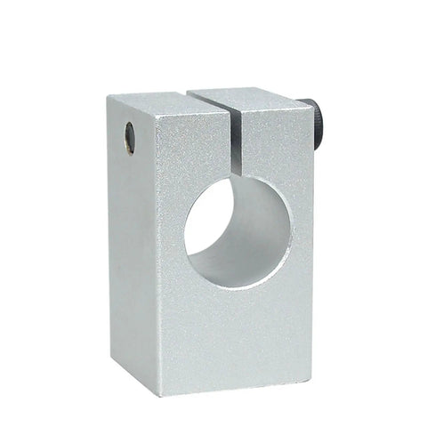 Slick Compact Flanged Mount Linear Motion Shaft Support Bushing For Slit Precision with silver design for 6-12 mm guide rods.