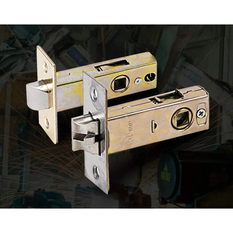 Reversible Tubular Mortice Door Latch For Internal Doors With Silent Operation Easy Install Square Spindle 45mm Backset
