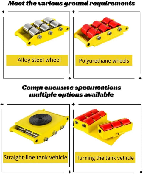 Tough As Nails Heavy Duty Electric Transfer Cart Makes Industrial Warehouse Heavy Lifting An Absolute Breeze With 360 Rotating Turntable Platform And Wireless Remote, featuring alloy steel and polyurethane wheels.