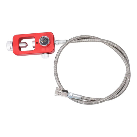 Gas Up Your Tanks With 4500 PSI DIN Valve Scuba Adapter For PCP Tanks And Paintball HPA Fill Station With 36 Inch Metal Braided Hose