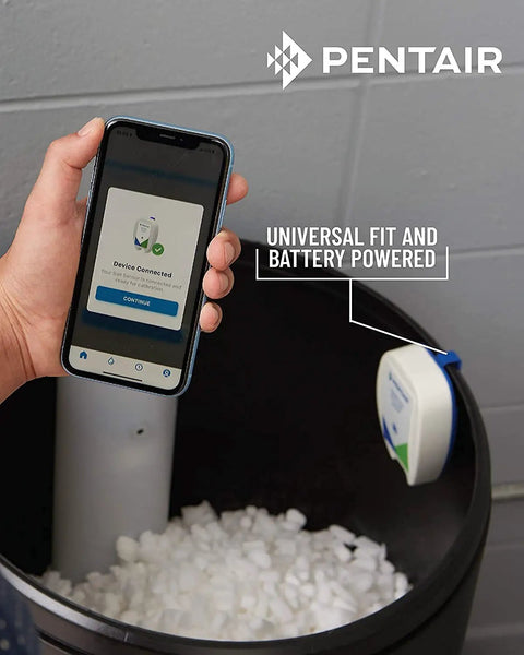 Smart Salt Level Sensor For Water Softening Systems Set And Forget With WiFi Or Bluetooth Alerts By Email Or Push Notifications