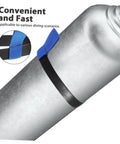Scuba Tank Holder Belt for Diving Gear, No Fuss Attachment Strap System for Oxygen and Decompression Tanks, Easy Mount Band
