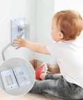 Clear Outlet Cover Box For Baby Safety, Large Plug Covers For Easy Babyproofing Of Sockets, Quick To Install And Use, Transparent, Kidproof Socket Protector For Home, 1 Pack