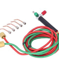 Pro High Heat Gas Torch For Metal Melting And Jewelry Crafting - Copper turbo torch with hoses and interchangeable tips.