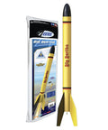 Big Bertha Rocket Building Kit For Ages 10 Plus with packaging and assembled model rocket