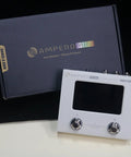 Ampero Mini MP50VN Guitar Multi Effects Processor With Touch Screen Modeling IR Cabinets in front of product box