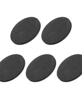 Five High Purity Graphite Disc Plate 80x5mm Round Graphite Block For Melting, Casting And Electrolysis, Electrode Sheet For Electrodes