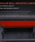 Built For The Grind Heavy Duty Rolling Cabinet With Smooth Glide Casters For Shop Floor And Home Garage Storage Cold Rolled Steel Parts Sorting Drawer Organizer open cabinet with strong load-bearing hinges