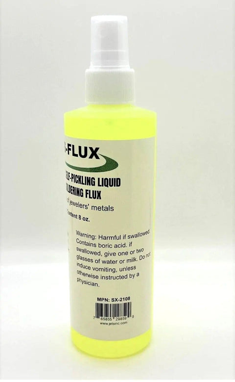 8oz Self-Pickling Sprayer Flux For Jewelry And Precious Metals Gold And Silver, Hard Soldering Ready, USA Made